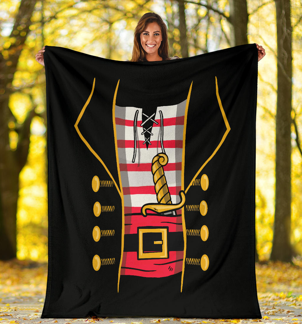 Pirate Design Fleece Blanket