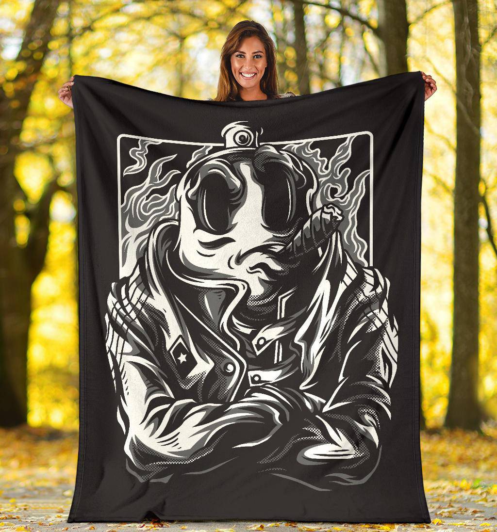 Total Rebel Warrior Cartoon Premium Blanket - Top Content | POD Collection | Free Shipping