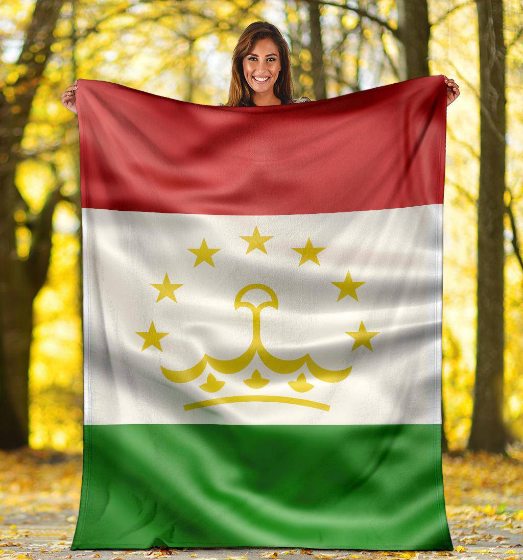 Tajikistan Flag Patriot Premium Blanket - Top Content | POD Collection | Free Shipping