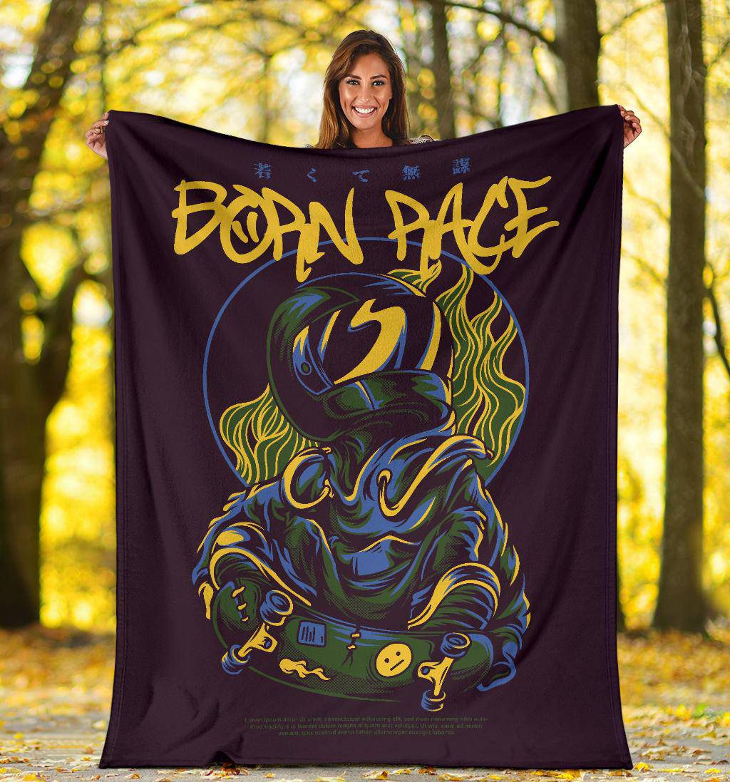 Born Race Style Japanese Art Premium Blanket - Top Content | POD Collection | Free Shipping