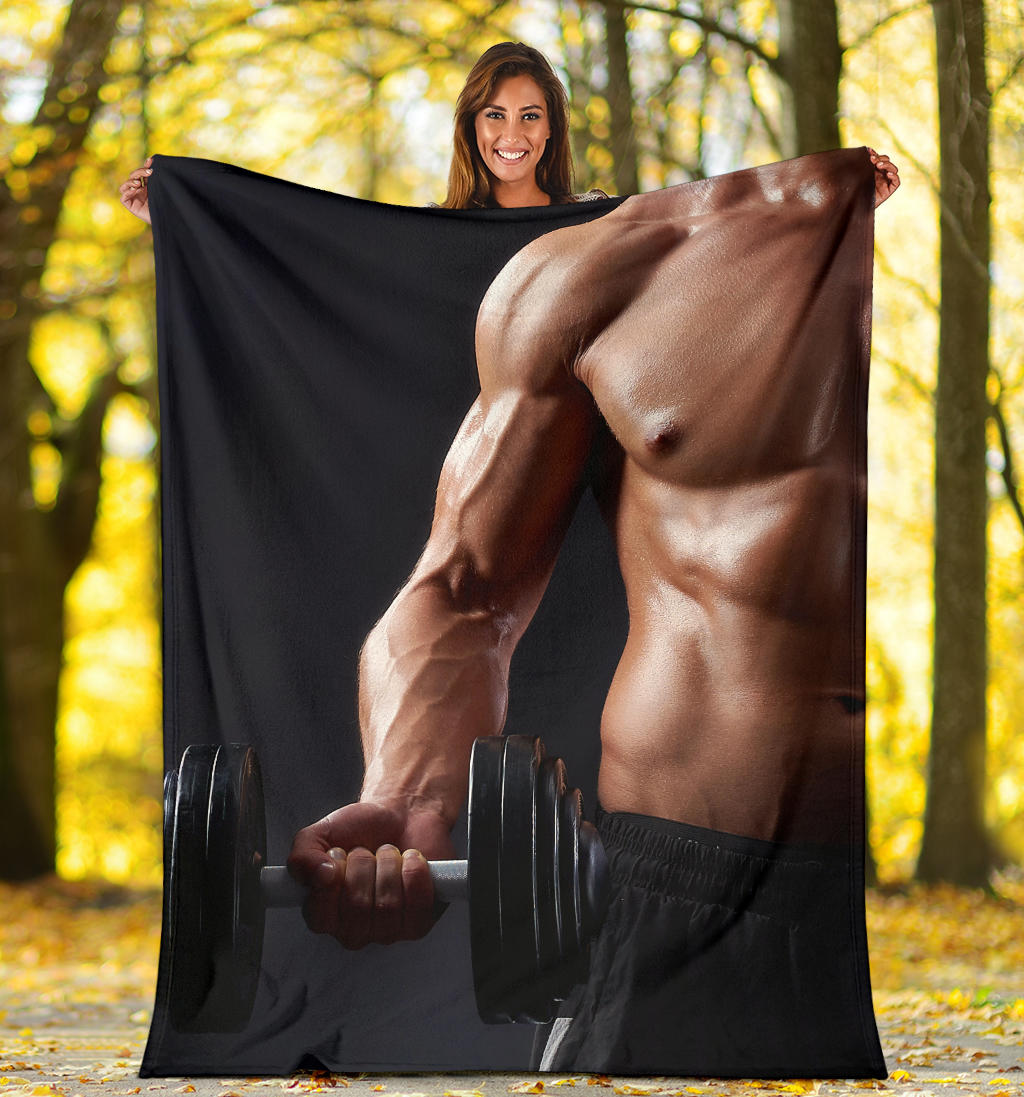 fitness man studio blanket - Top Content | POD Collection | Free Shipping