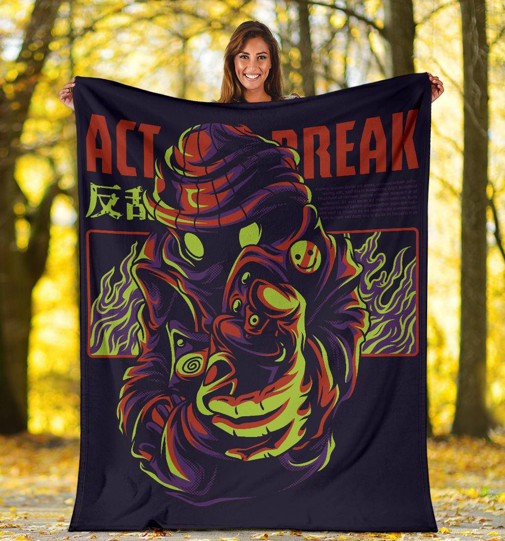 Act Break Japanese Art Cartoon Premium Blanket - Top Content | POD Collection | Free Shipping