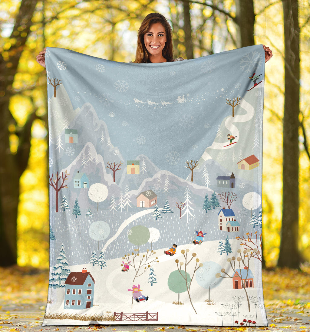 winter wonderland countryside with snow blanket - Top Content | POD Collection | Free Shipping