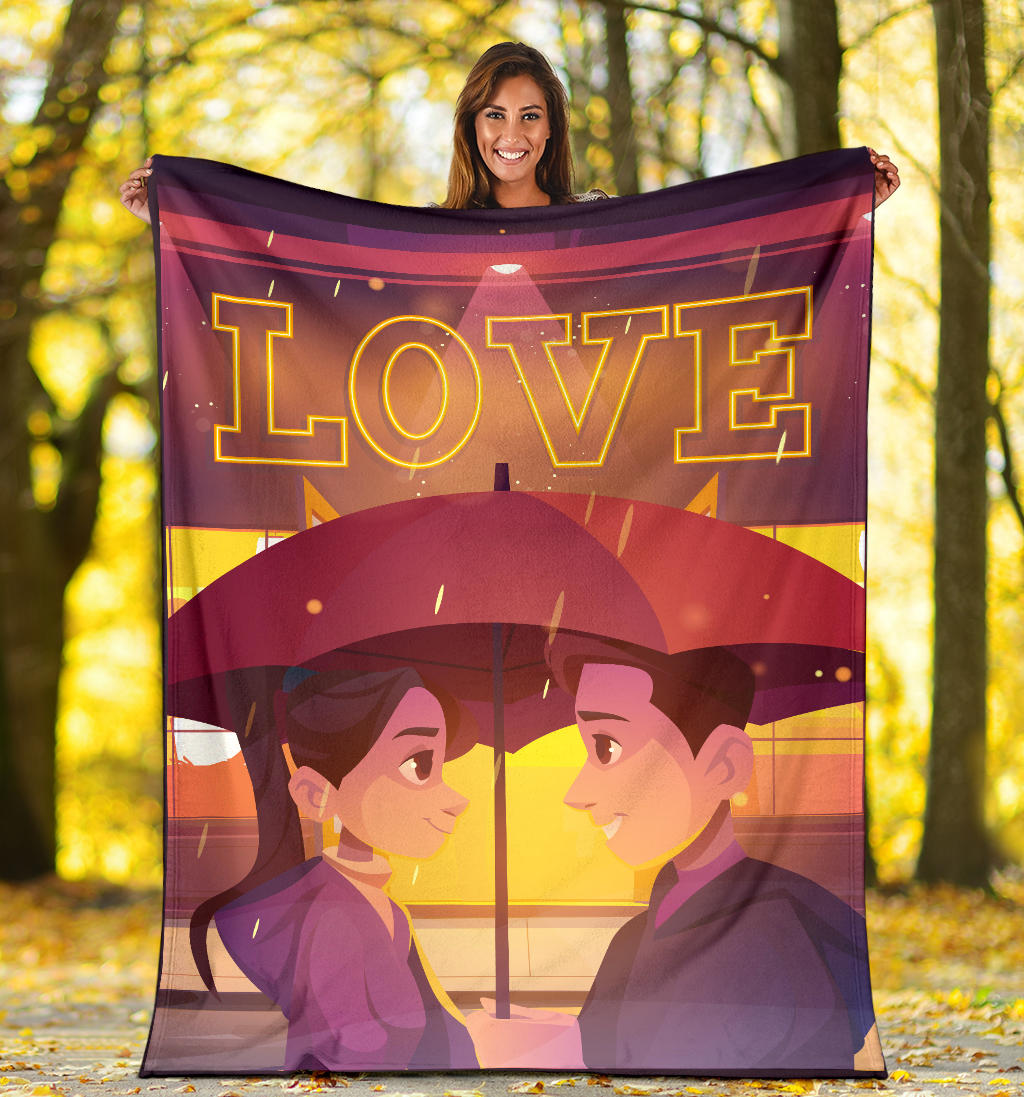 Love Umbrella Blanket