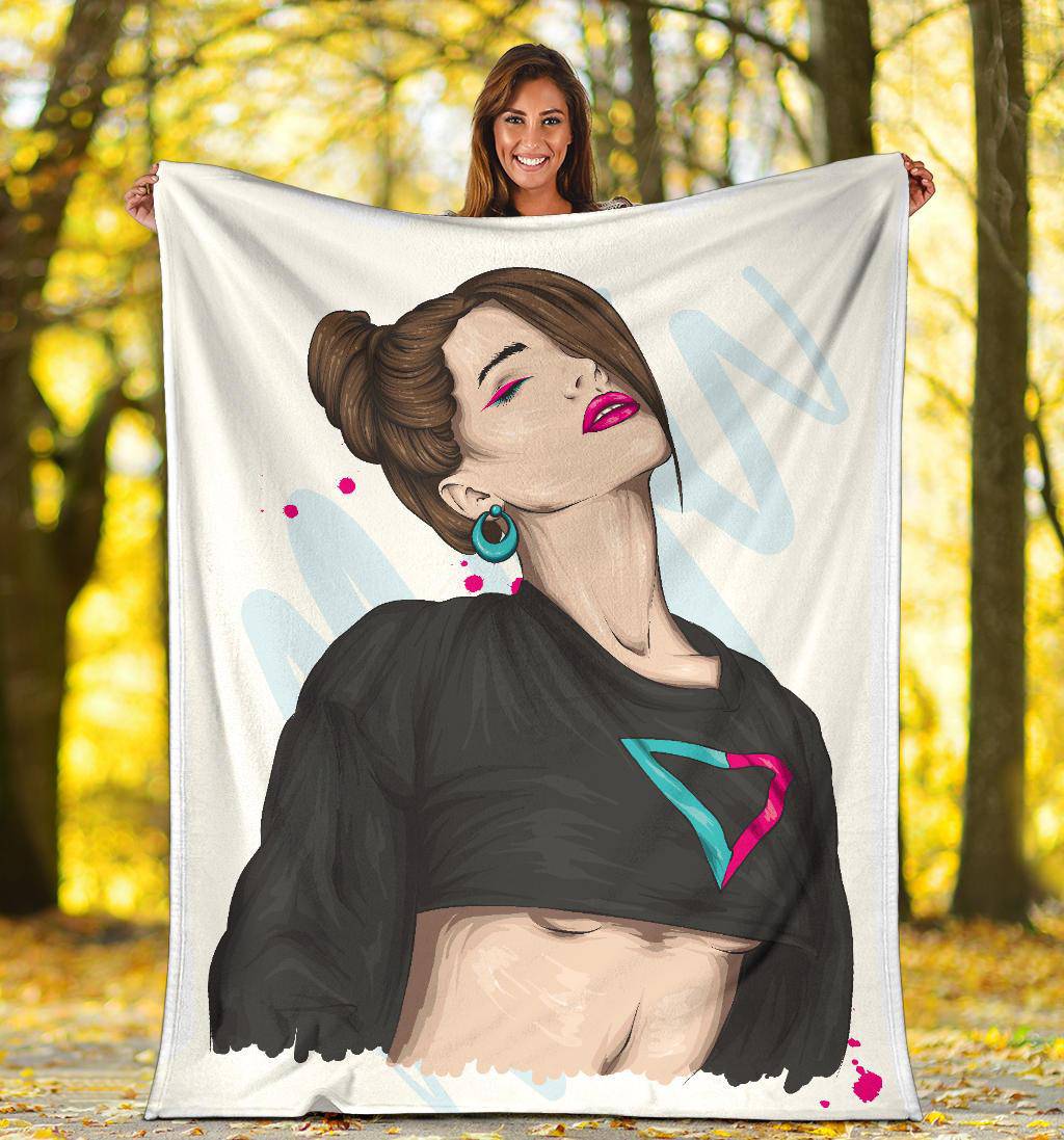 Beautiful Stylish Women Premium Blanket - Top Content | POD Collection | Free Shipping