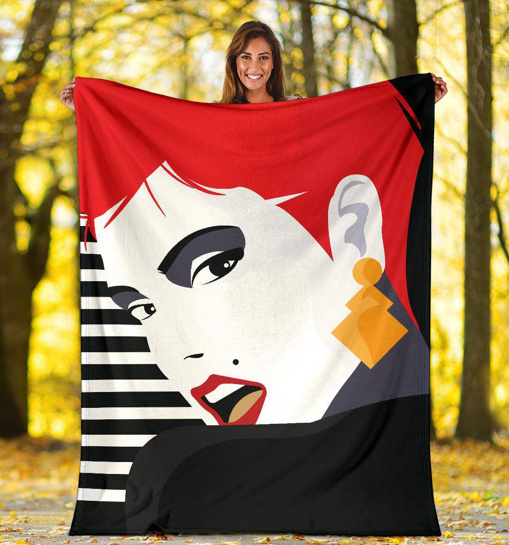 Fashion Style Make up Women Premium Blanket - Top Content | POD Collection | Free Shipping