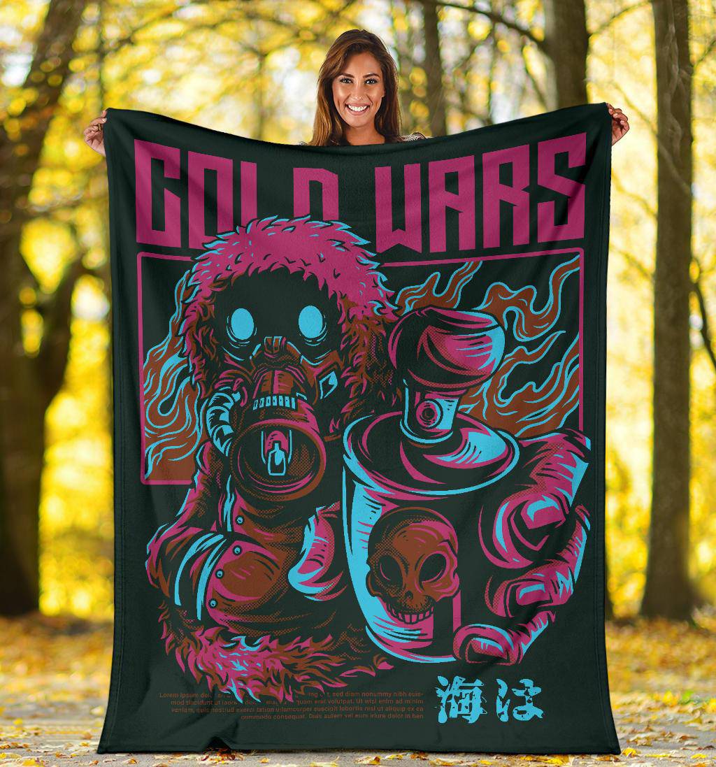 Cold Wars Japanese Art Cartoon Premium Blanket - Top Content | POD Collection | Free Shipping