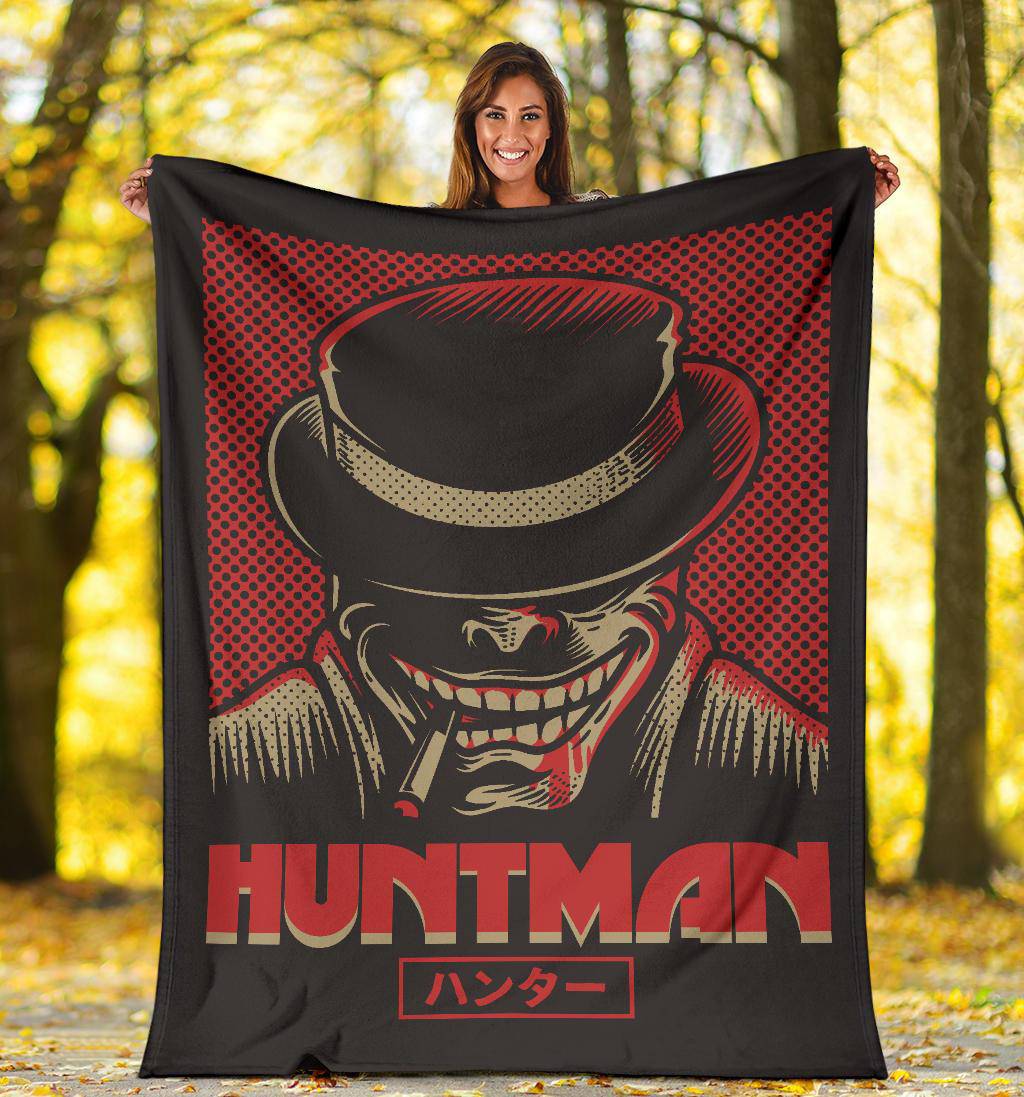 Premium Blanket Huntman Cartoon Japanese Art - Top Content | POD Collection | Free Shipping