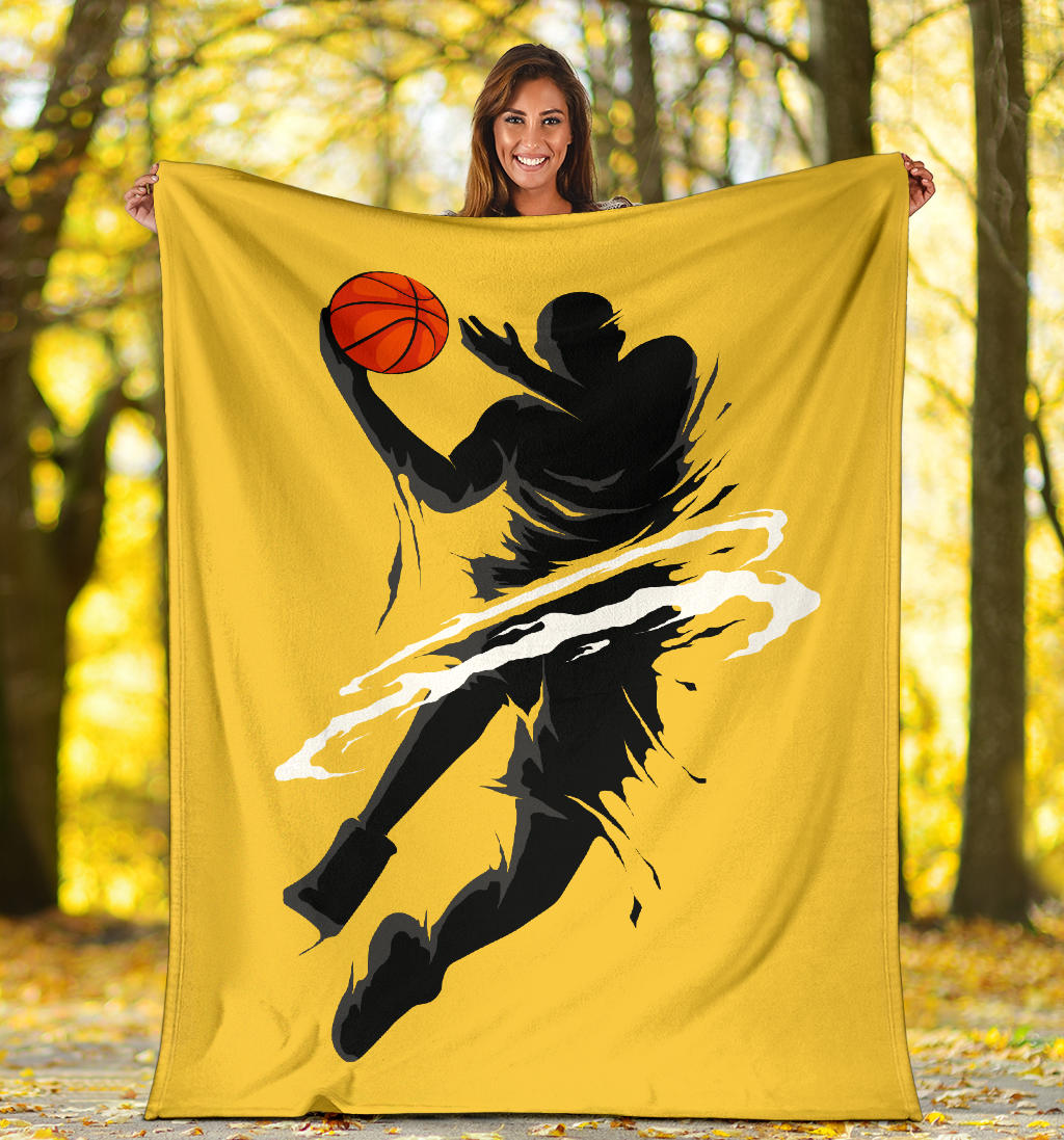 basketball slam dunk flame player blanket - Top Content | POD Collection | Free Shipping