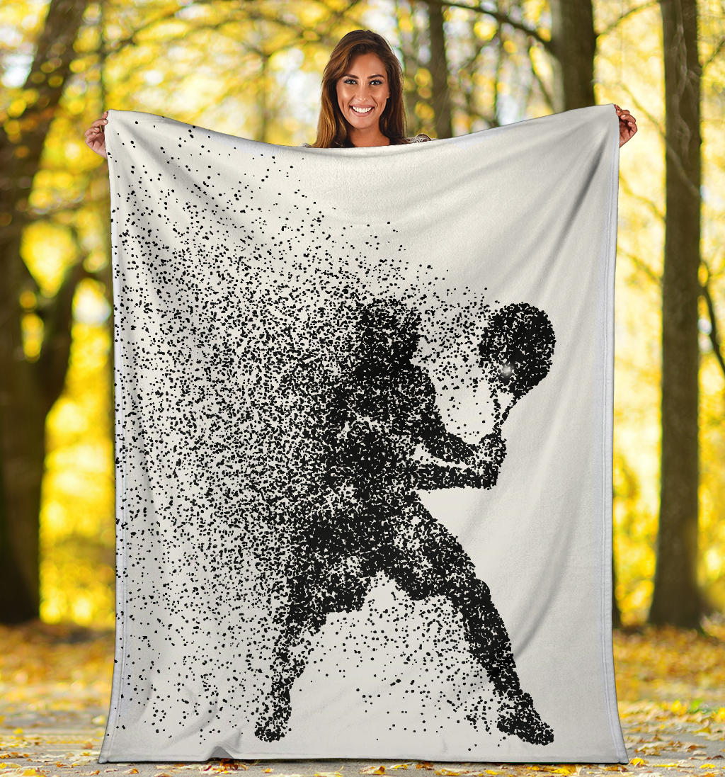 silhouette tennis player blanket - Top Content | POD Collection | Free Shipping