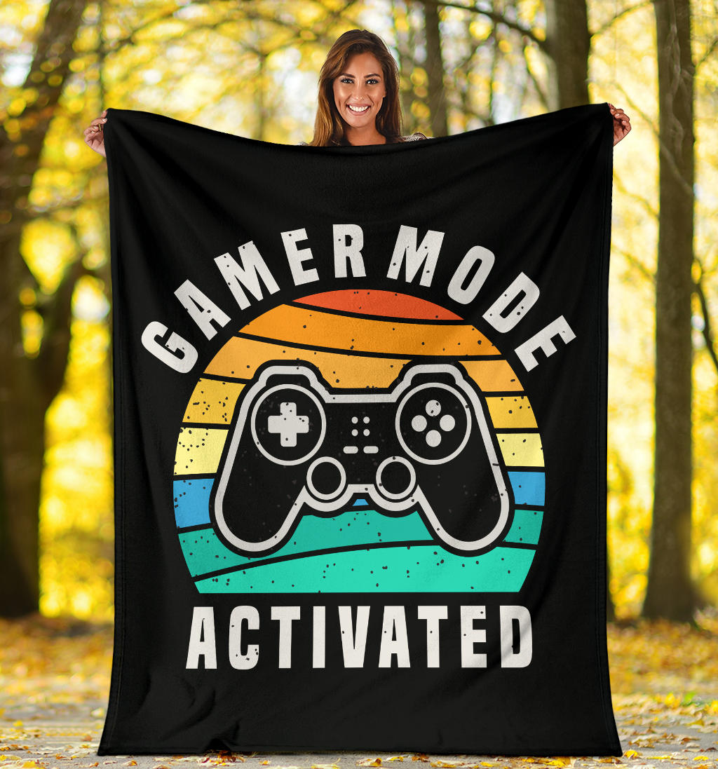 Gamer Mode Activated Blanket