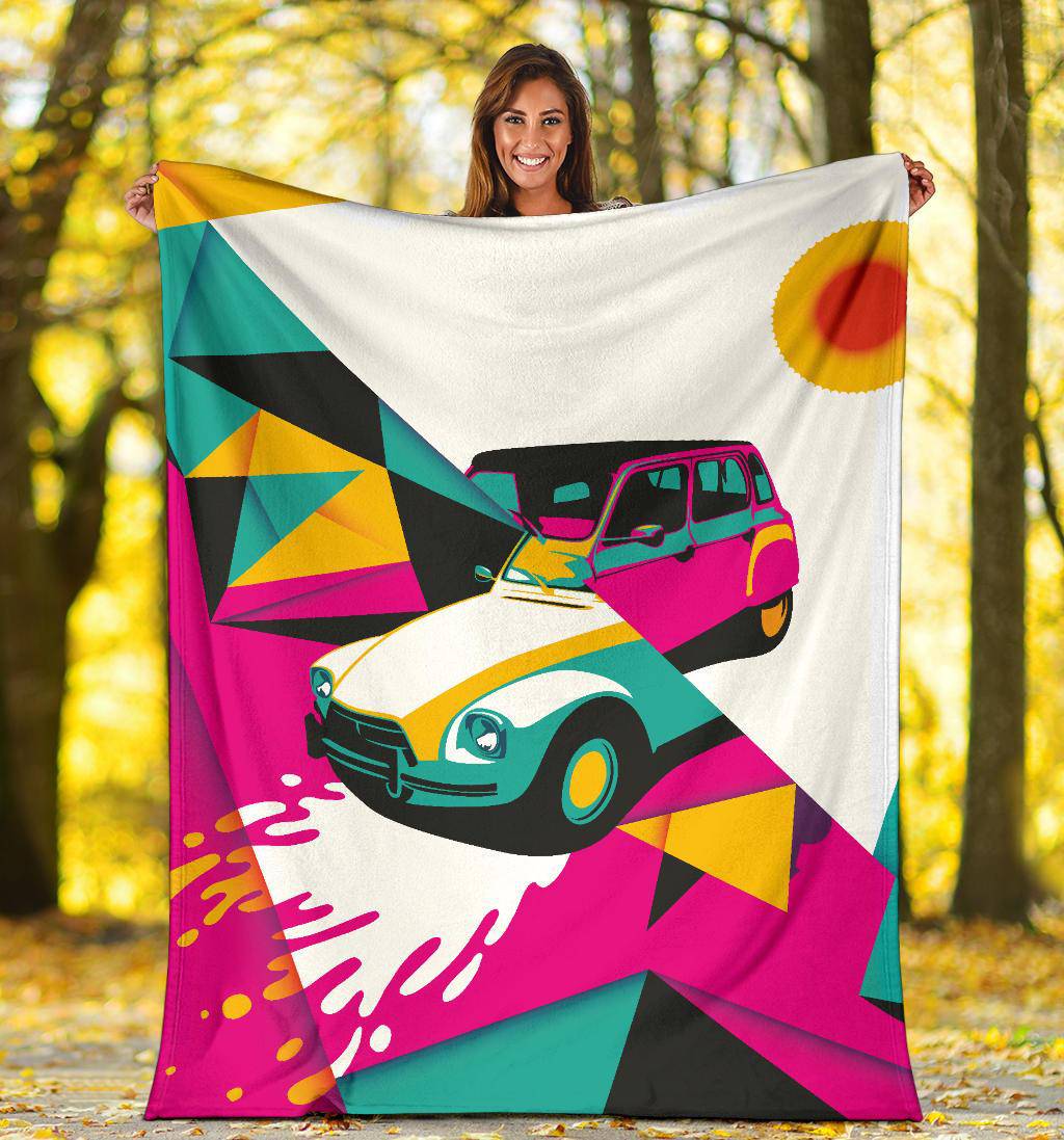 Abstract Art Colorful Car Premium Blanket - Top Content | POD Collection | Free Shipping