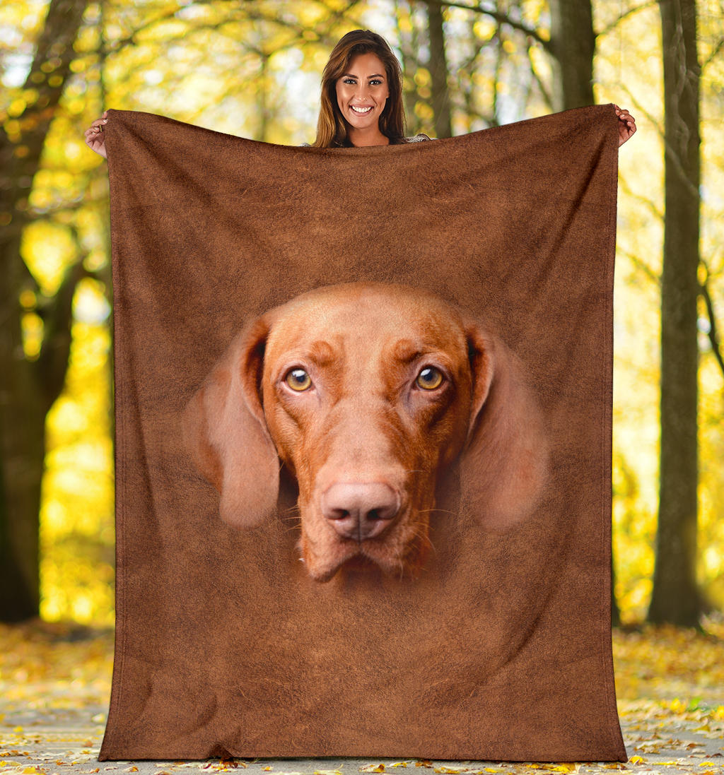 Vizsla Face Hair Blanket