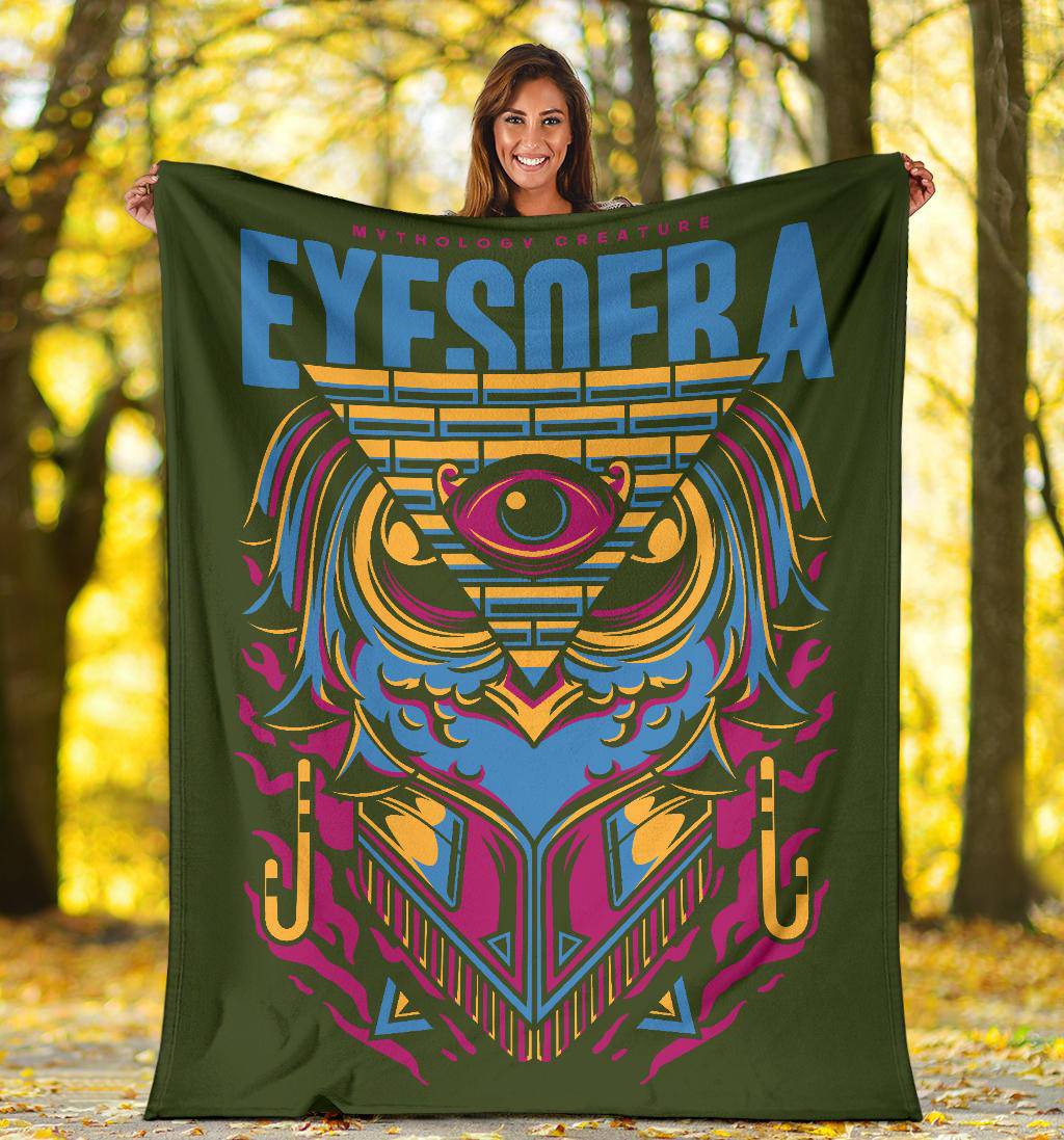 Eyesofra Mythology Creature Cartoon Premium Blanket - Top Content | POD Collection | Free Shipping