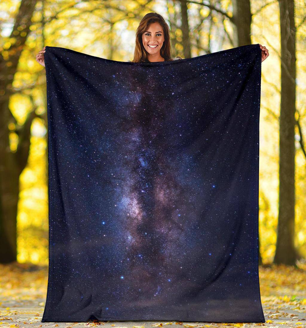 Milky Way Galaxy Stars Premium Blanket - Top Content | POD Collection | Free Shipping