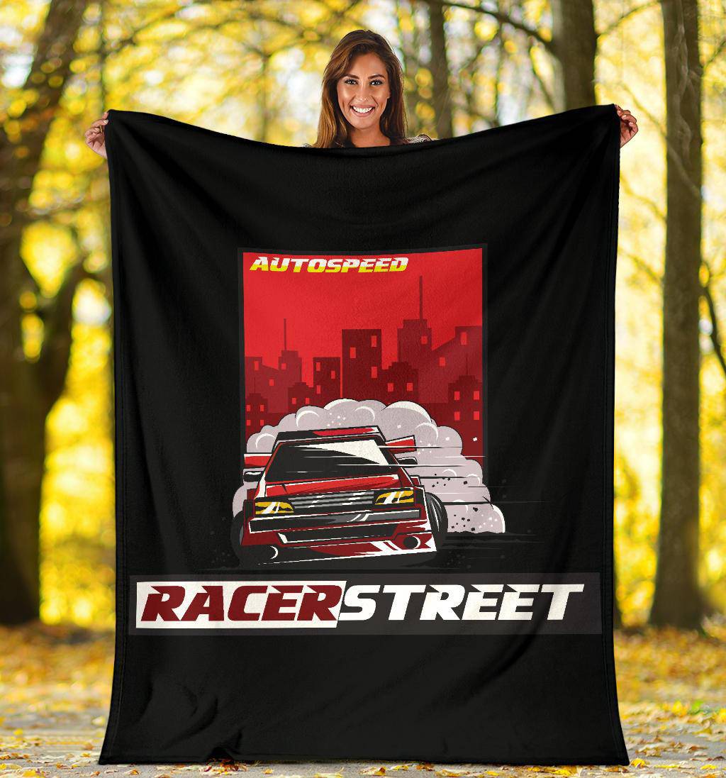 Street Racer Auto Speed Premium Blanket - Top Content | POD Collection | Free Shipping