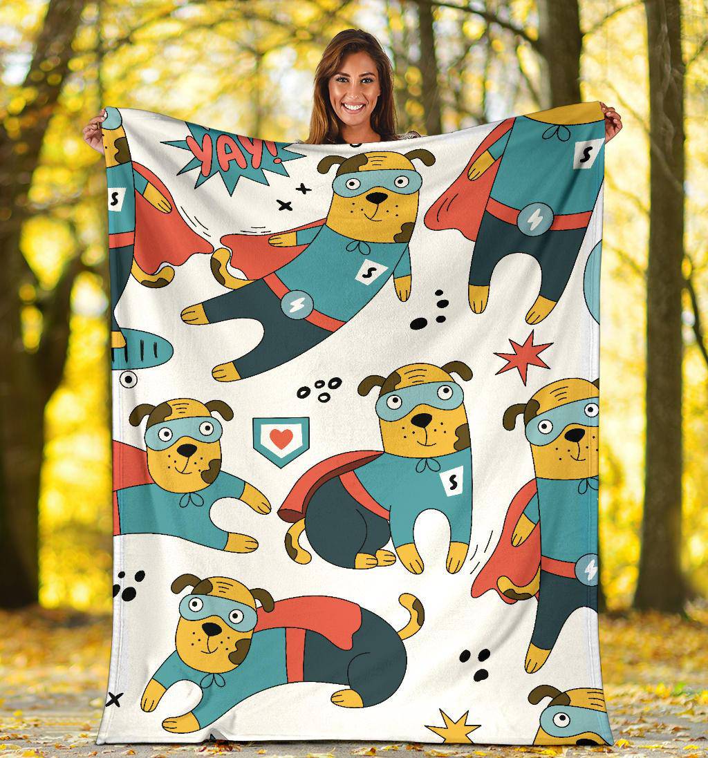 Super Hero Rescue Dog Character Cartoon Premium Blanket - Top Content | POD Collection | Free Shipping