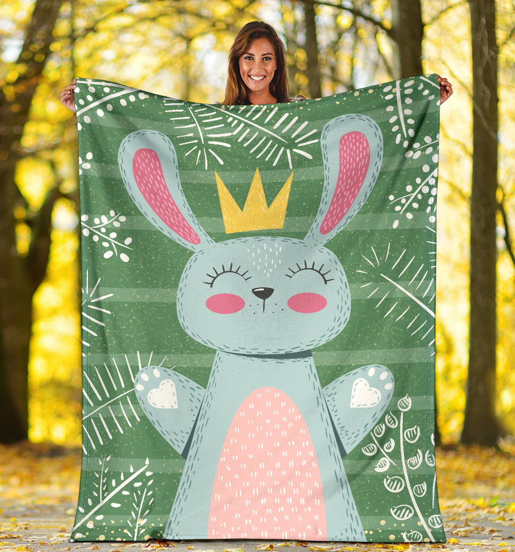 queen bunny green blanket - Top Content | POD Collection | Free Shipping