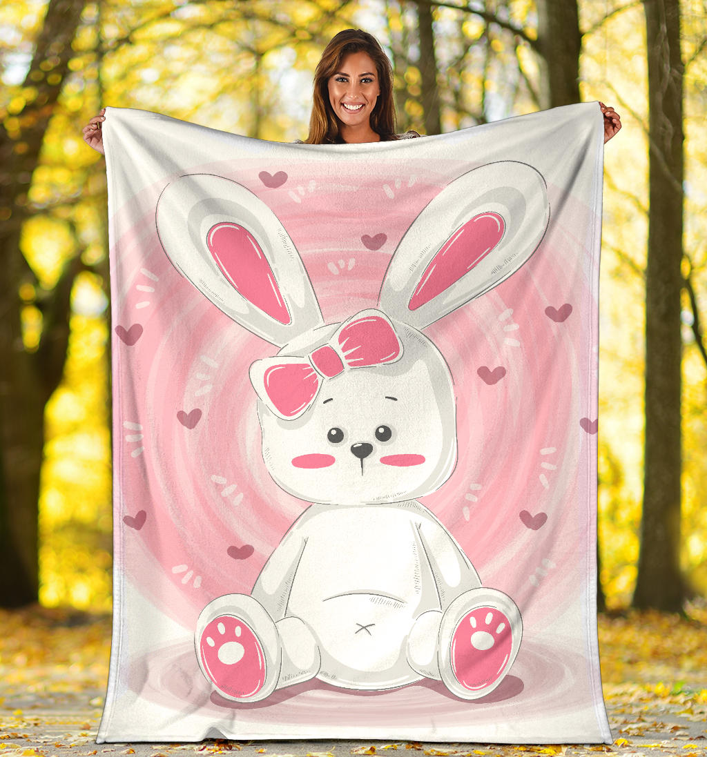 cartoon rabbit cute character blanket - Top Content | POD Collection | Free Shipping