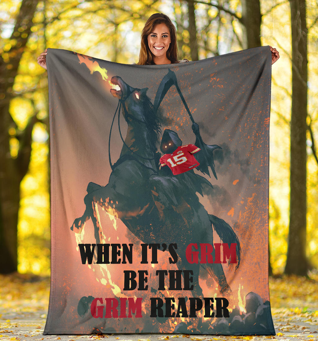 Chiefs Grim Reaper Shirt Blanket