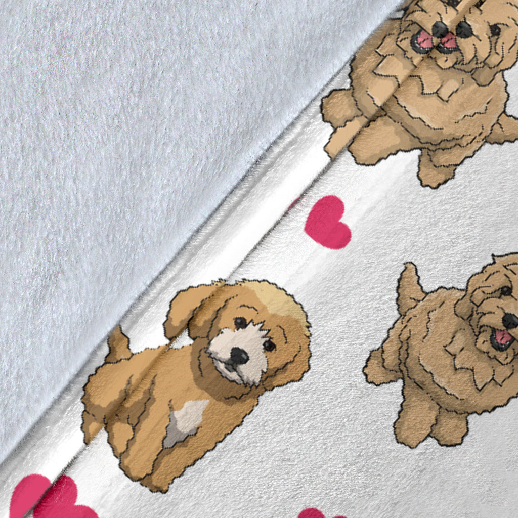 Goldendoodle Heart Blanket