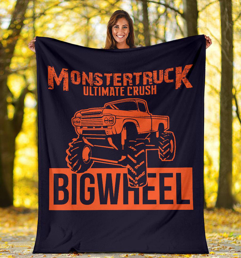 Ultimate Bigwheel Monstertruck Premium Blanket - Top Content | POD Collection | Free Shipping