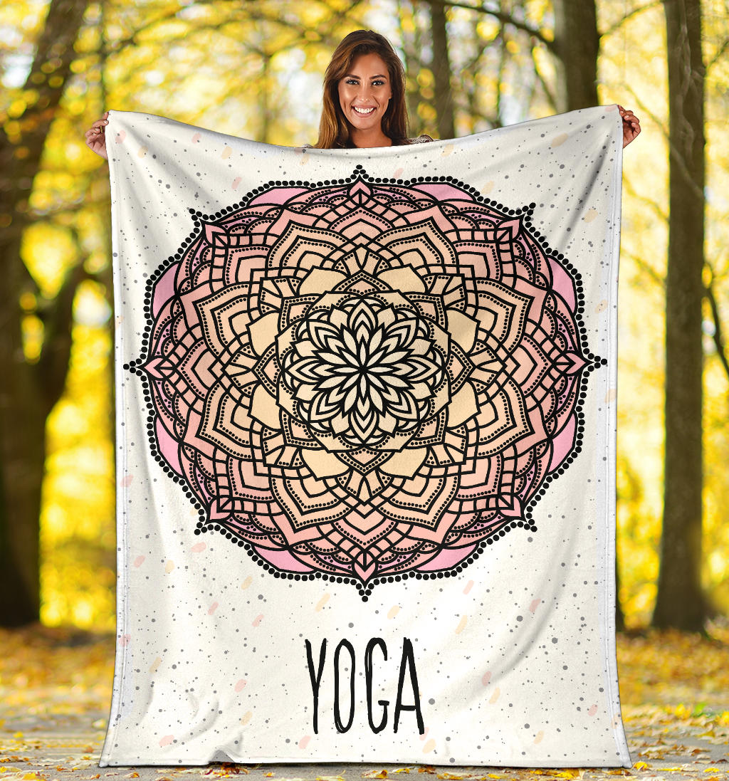 colorful yoga art blanket - Top Content | POD Collection | Free Shipping