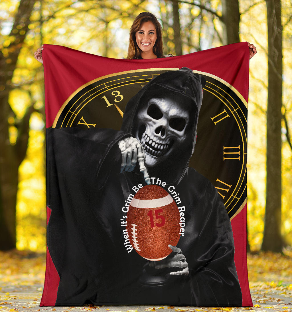 Chiefs Grim Reaper Blanket