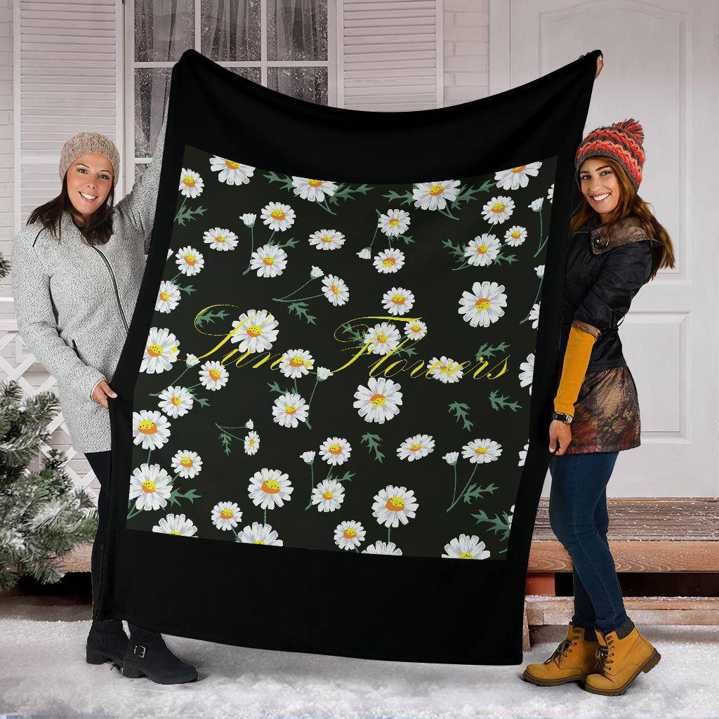 Plant Sun Flowers Art Premium Blanket - Top Content | POD Collection | Free Shipping