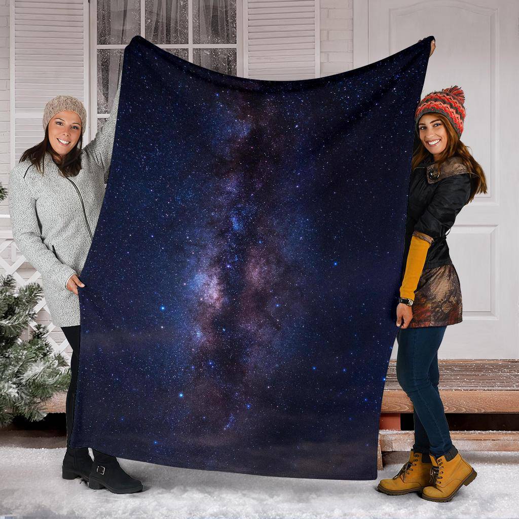 Milky Way Galaxy Stars Premium Blanket - Top Content | POD Collection | Free Shipping