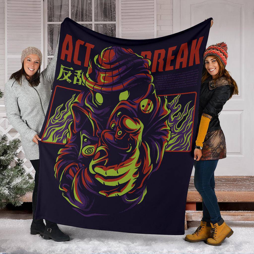 Act Break Japanese Art Cartoon Premium Blanket - Top Content | POD Collection | Free Shipping