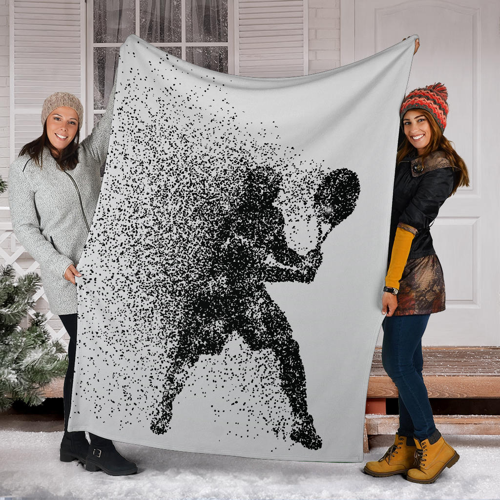 silhouette tennis player blanket - Top Content | POD Collection | Free Shipping