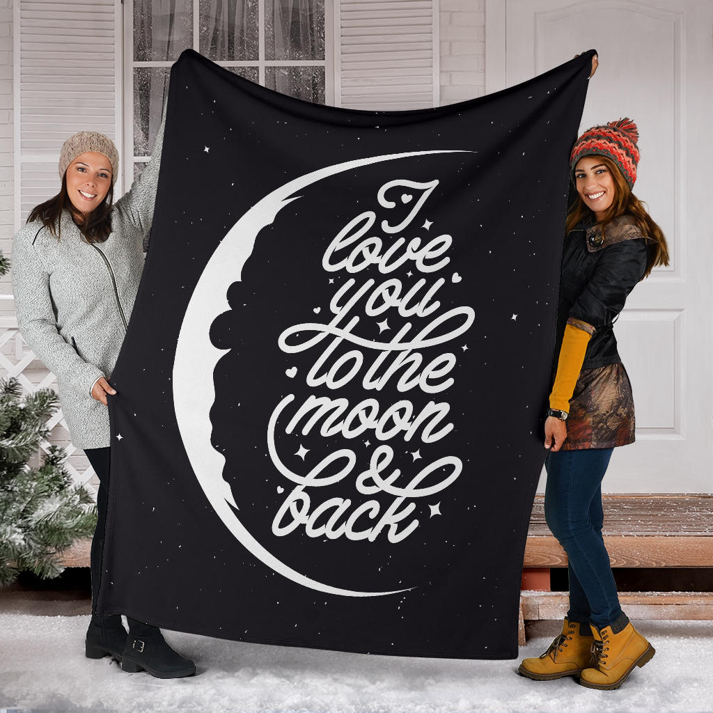 To The Moon And Back Blanket