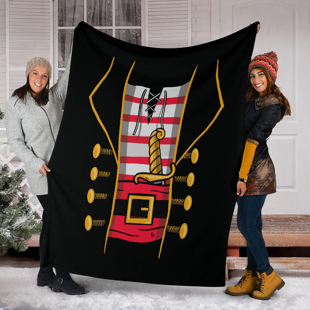 Pirate Design Fleece Blanket