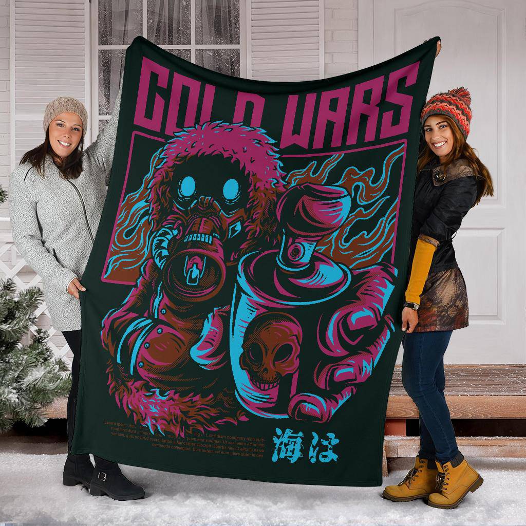 Cold Wars Japanese Art Cartoon Premium Blanket - Top Content | POD Collection | Free Shipping