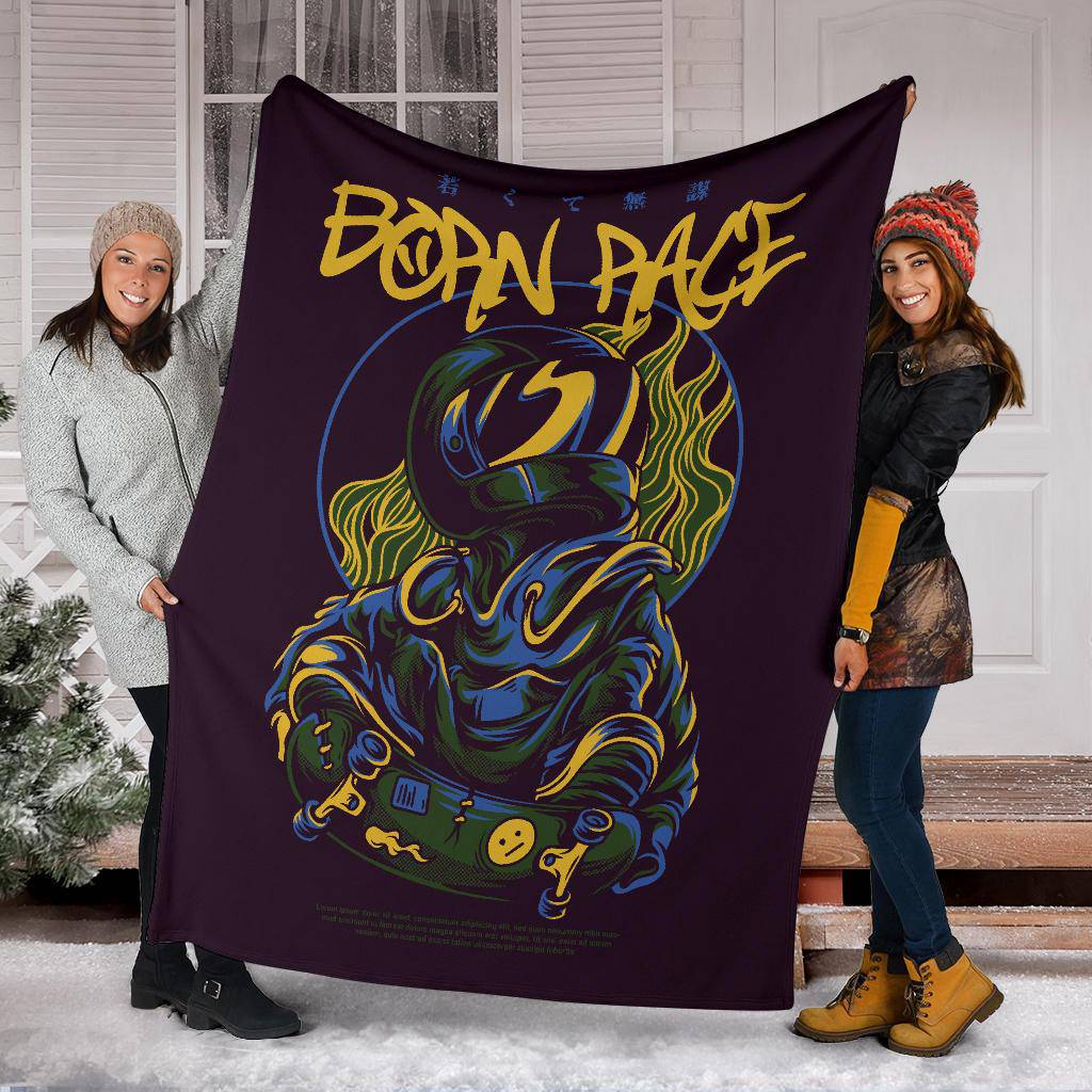 Born Race Style Japanese Art Premium Blanket - Top Content | POD Collection | Free Shipping