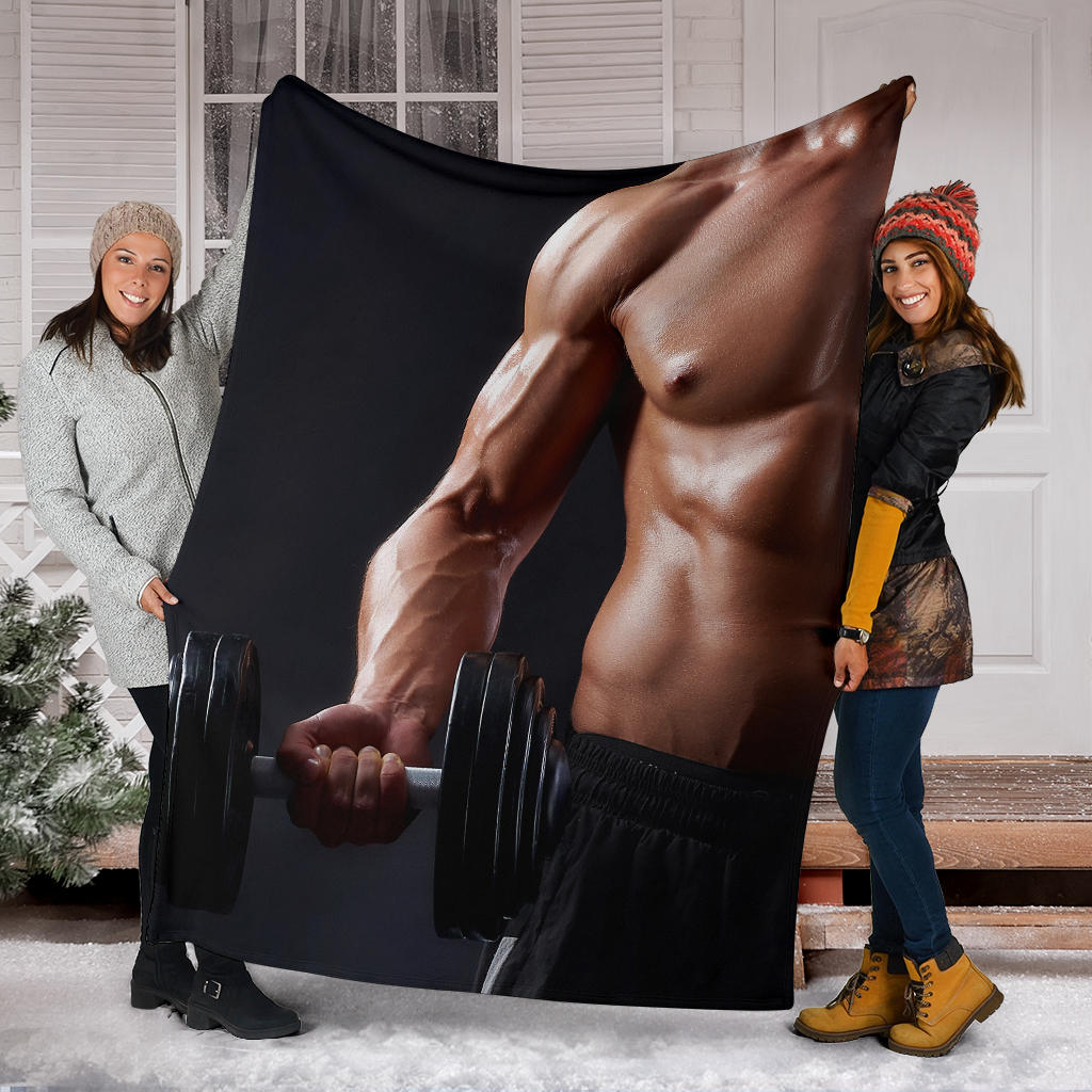 fitness man studio blanket - Top Content | POD Collection | Free Shipping