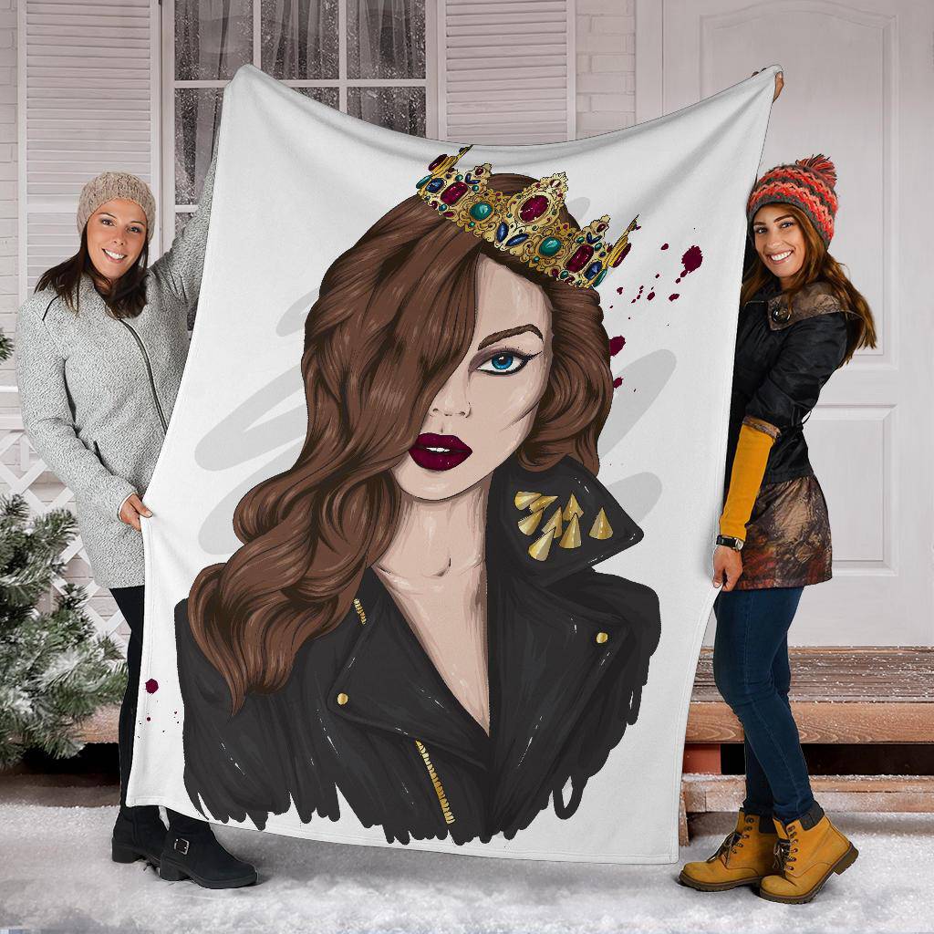 Beautiful Girl Crown Premium Blanket - Top Content | POD Collection | Free Shipping