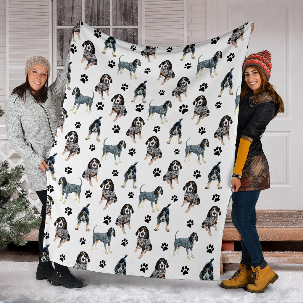 Bluetick Coonhound Paw Blanket