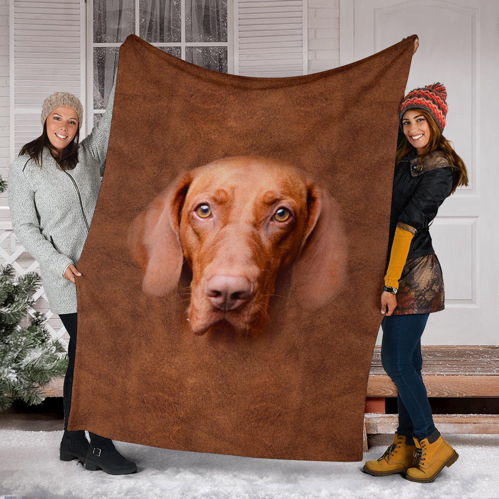 Vizsla Face Hair Blanket