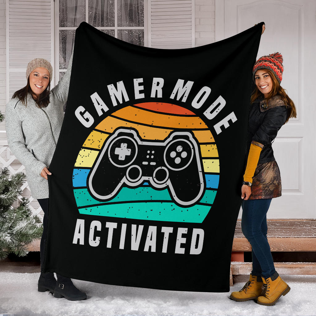 Gamer Mode Activated Blanket