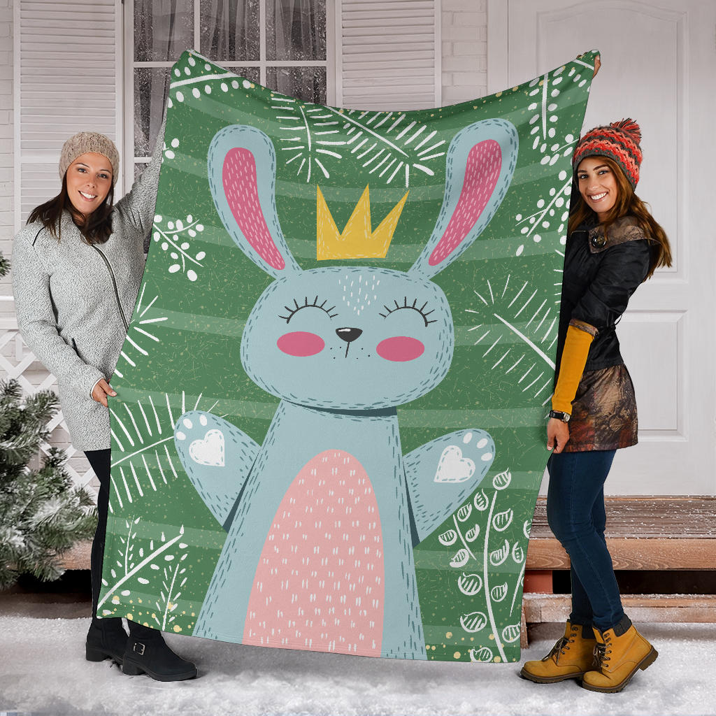 queen bunny green blanket - Top Content | POD Collection | Free Shipping