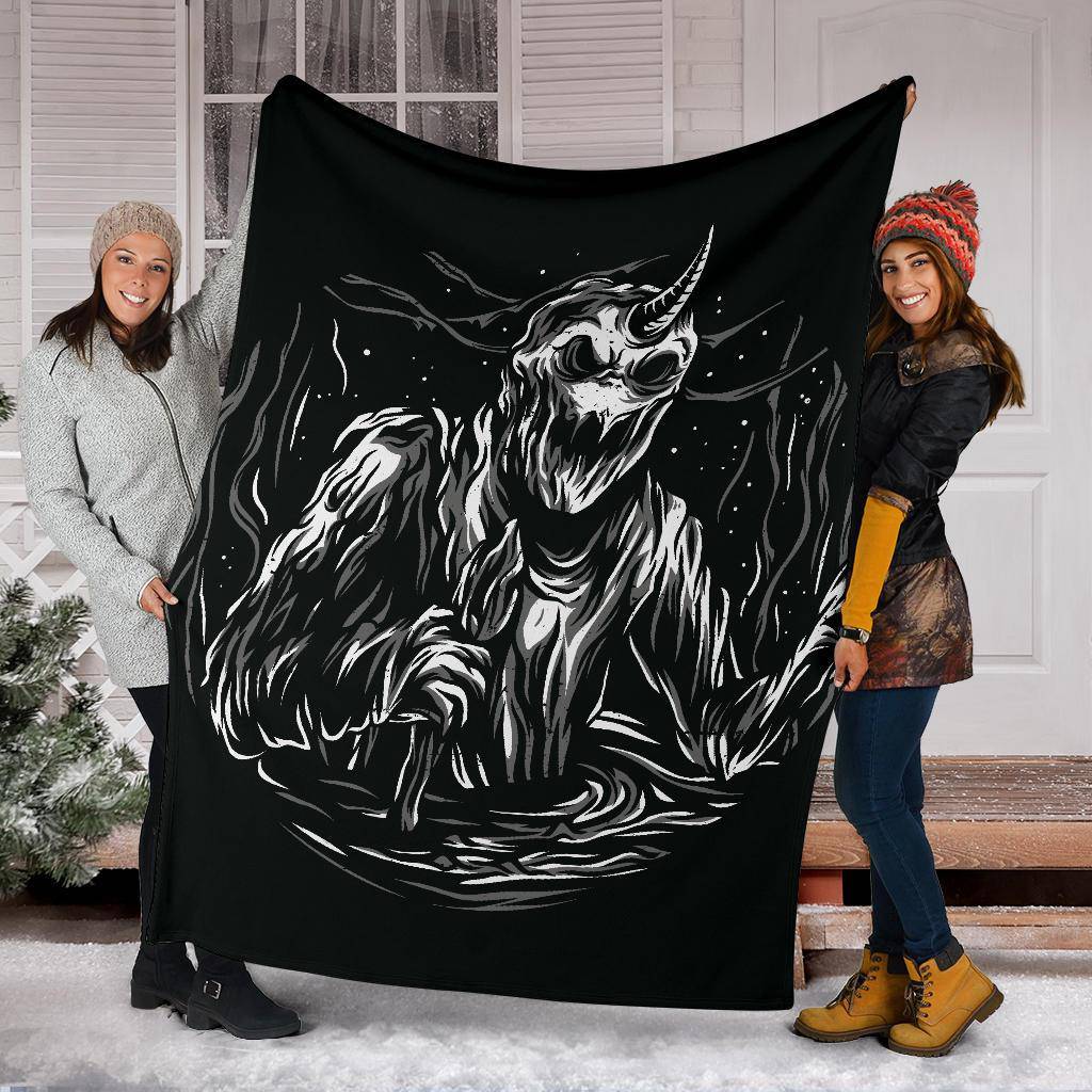 Premium Blanket Slime Monster Horn Cartoon - Top Content | POD Collection | Free Shipping