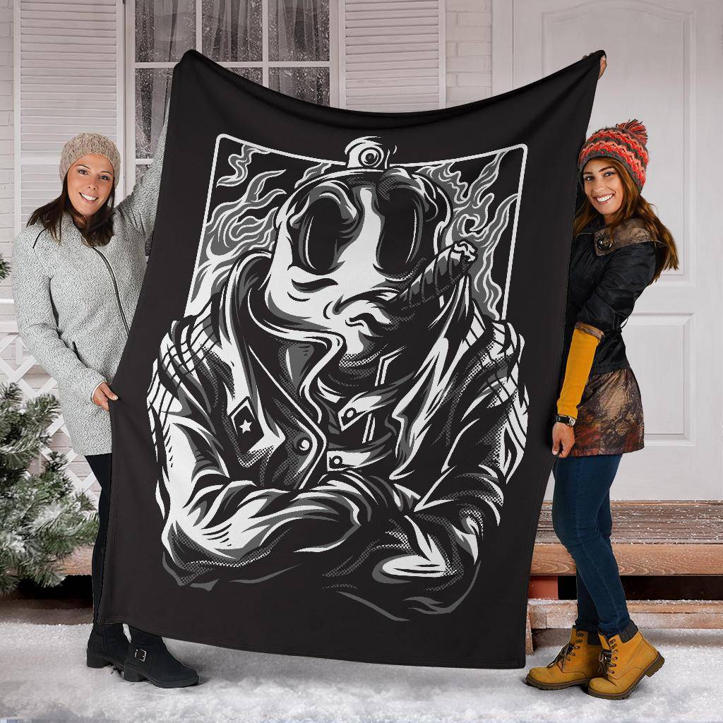 Total Rebel Warrior Cartoon Premium Blanket - Top Content | POD Collection | Free Shipping