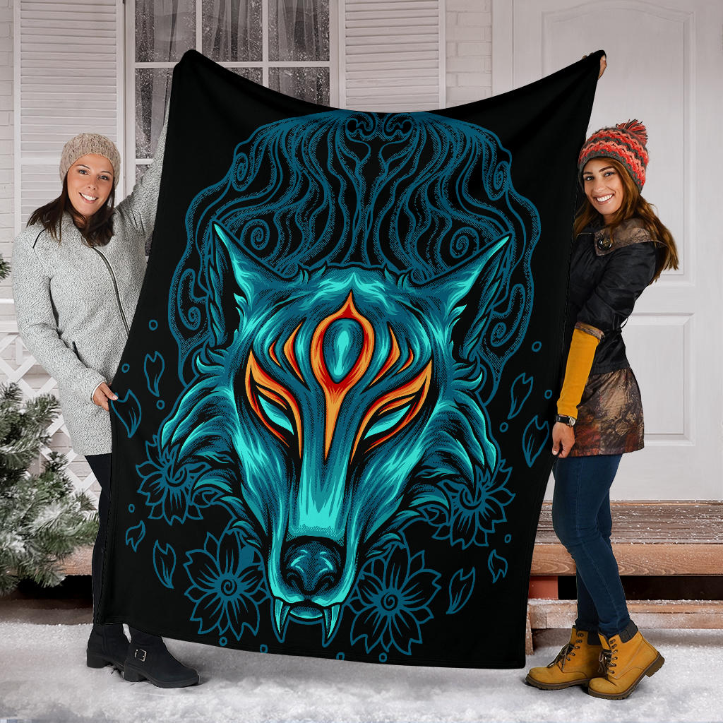 Gamer Wolf Style Blanket