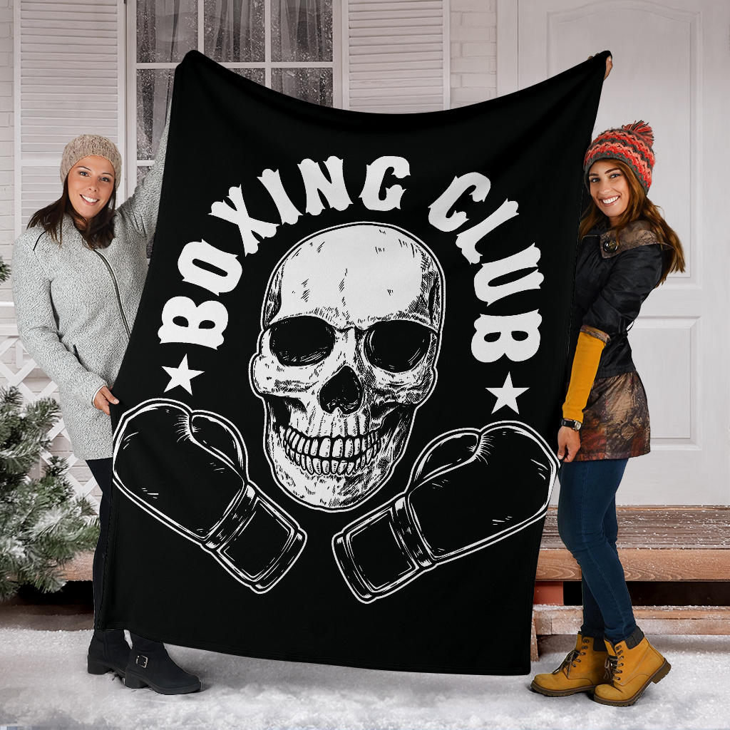 boxing club scull blanket - Top Content | POD Collection | Free Shipping