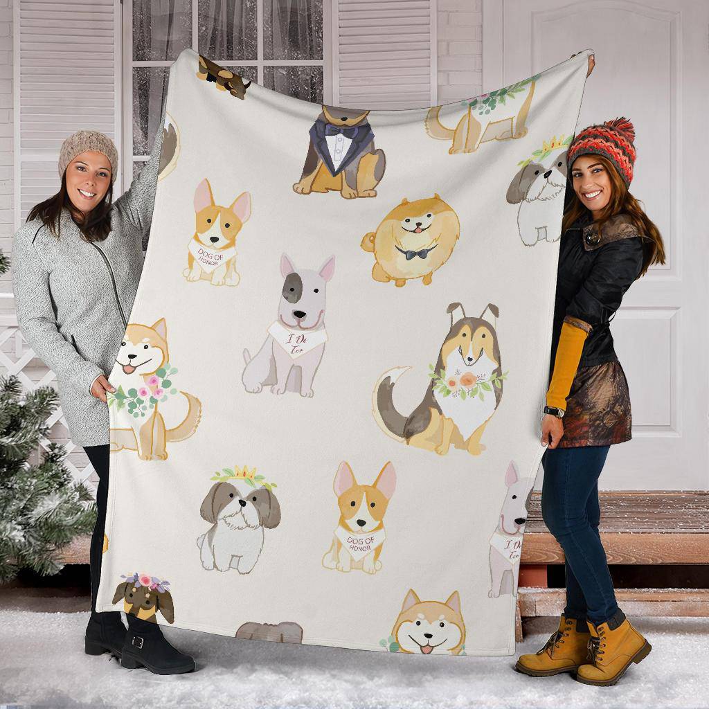 Adorabe Dogs Pet Cartoon Premium Blanket - Top Content | POD Collection | Free Shipping