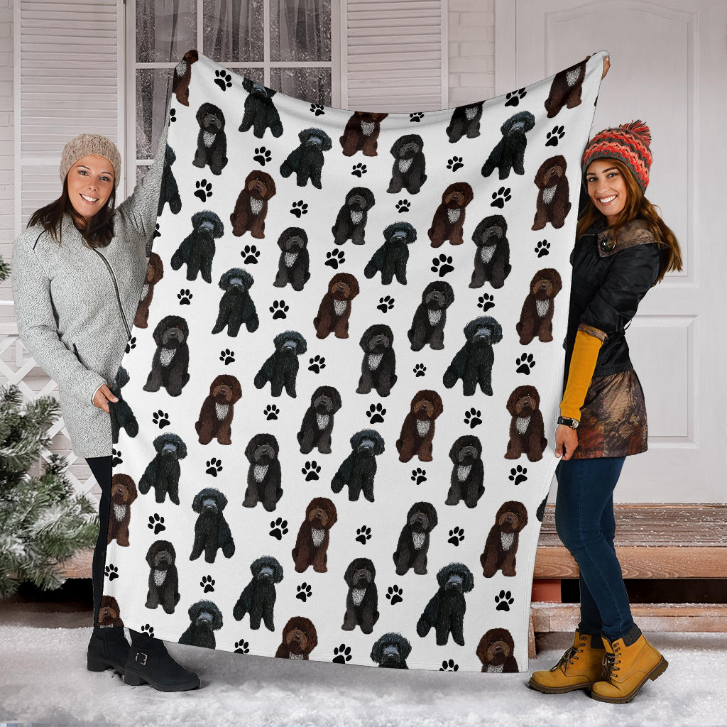 Barbet Paw Blanket