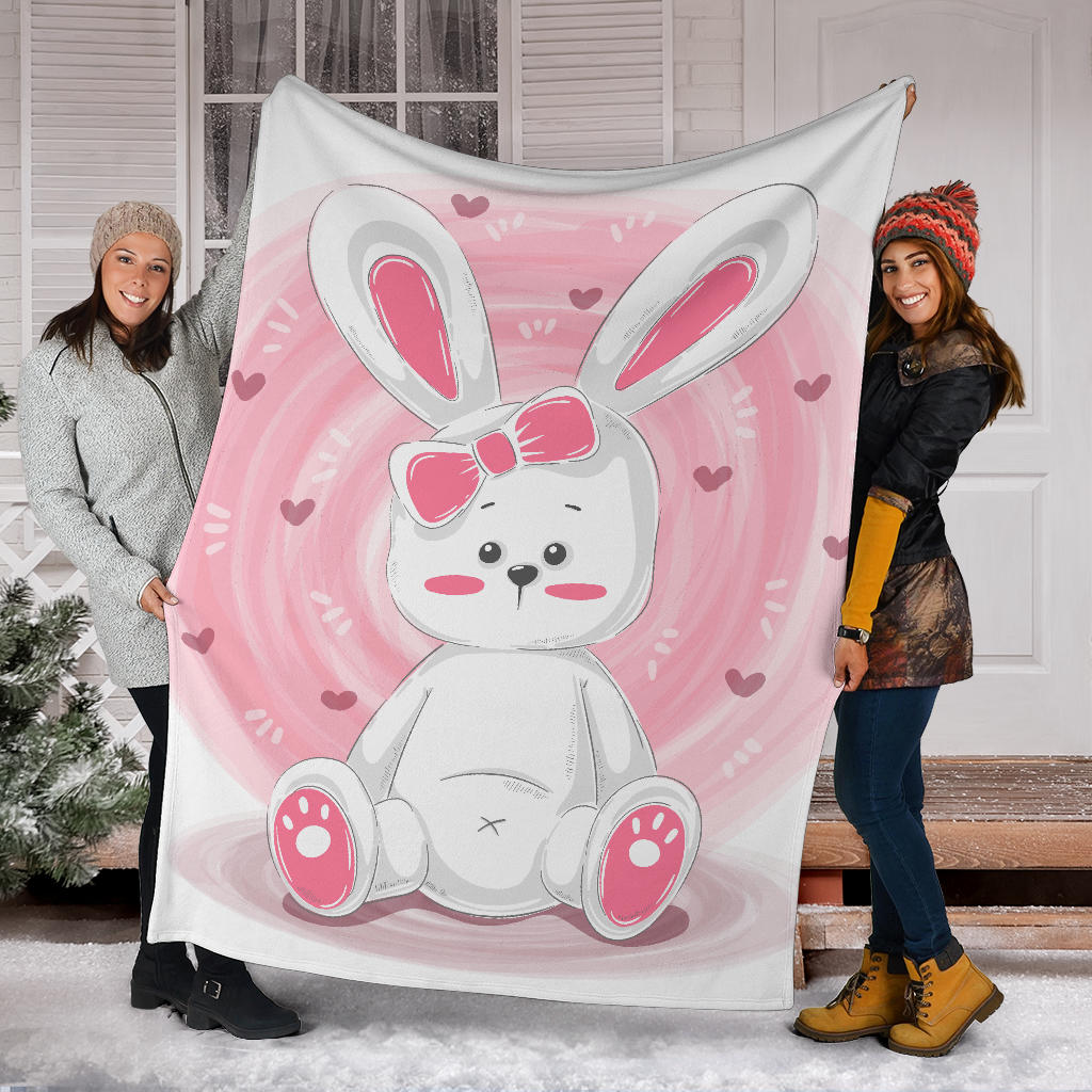 cartoon rabbit cute character blanket - Top Content | POD Collection | Free Shipping