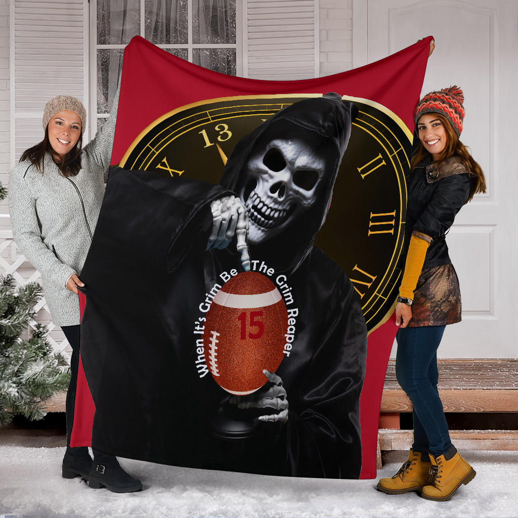 Chiefs Grim Reaper Blanket